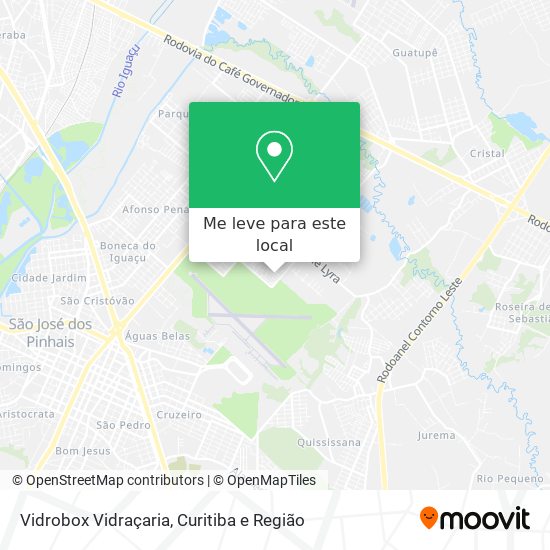 Vidrobox Vidraçaria mapa