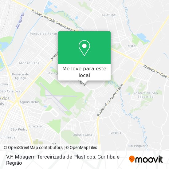 V.F. Moagem Terceirizada de Plasticos mapa