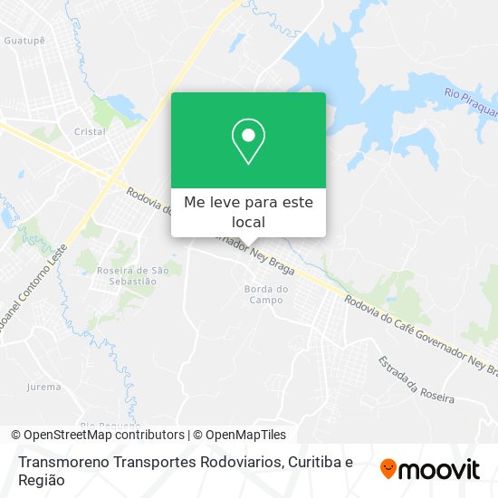 Transmoreno Transportes Rodoviarios mapa