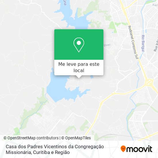 Casa dos Padres Vicentinos da Congregação Missionária mapa