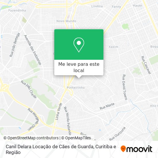 Canil Delara Locação de Cães de Guarda mapa