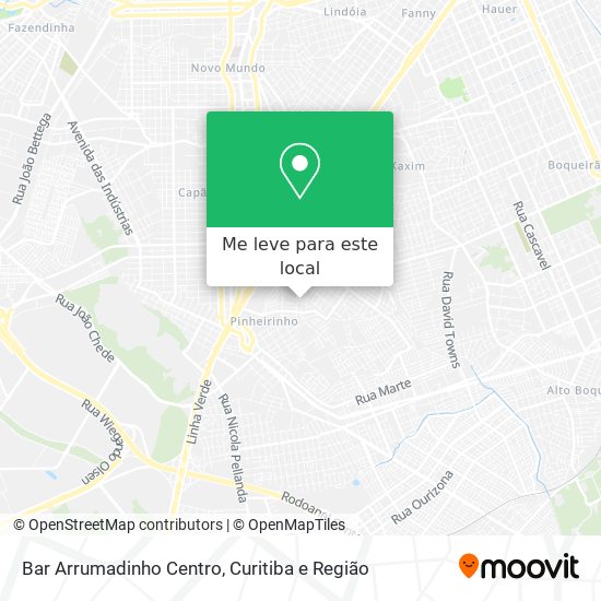 Bar Arrumadinho Centro mapa