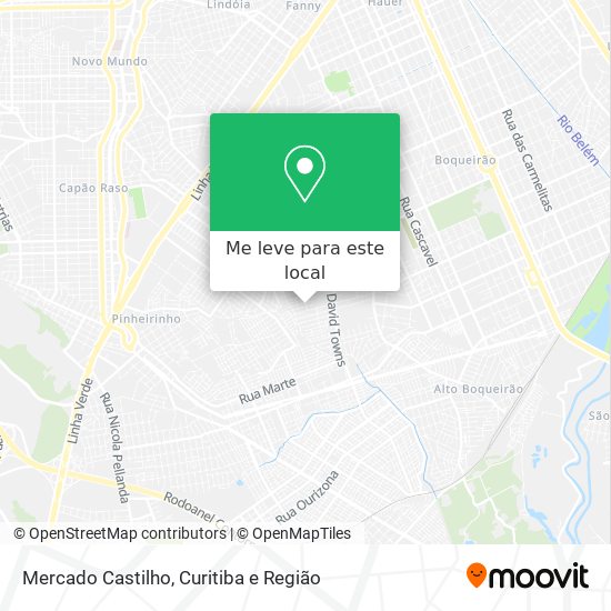 Mercado Castilho mapa