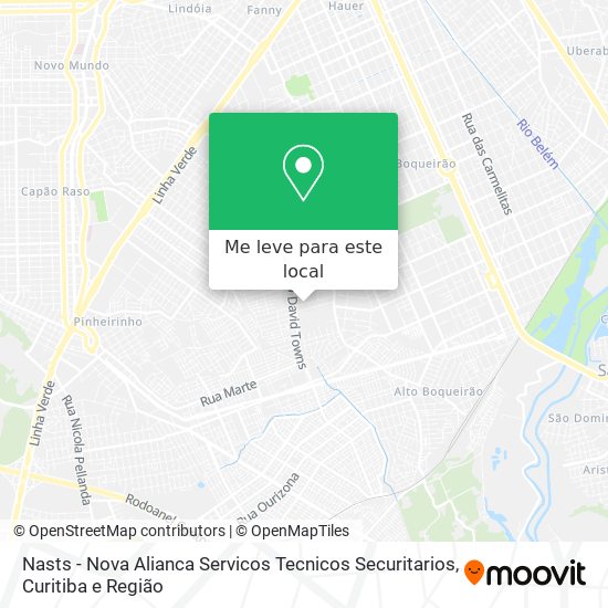 Nasts - Nova Alianca Servicos Tecnicos Securitarios mapa