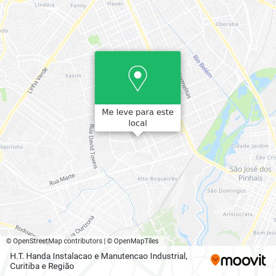 H.T. Handa Instalacao e Manutencao Industrial mapa
