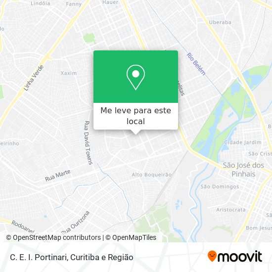 C. E. I. Portinari mapa
