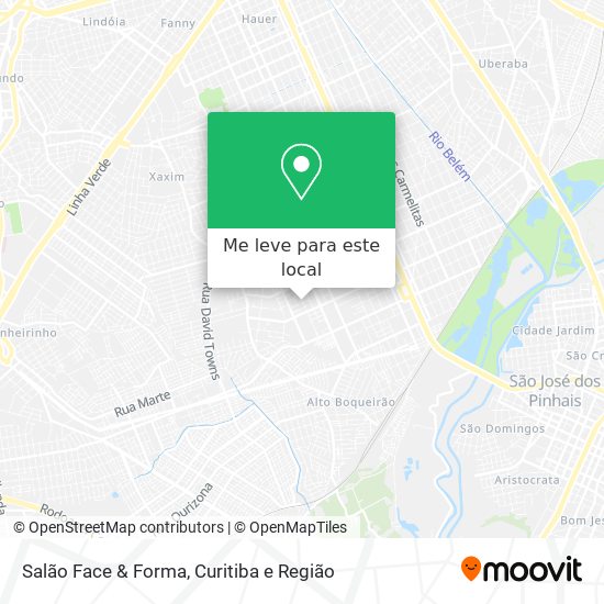 Salão Face & Forma mapa