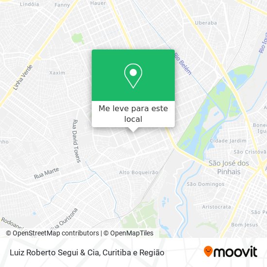 Luiz Roberto Segui & Cia mapa