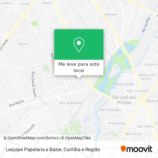 Lequipe Papelaria e Bazar mapa