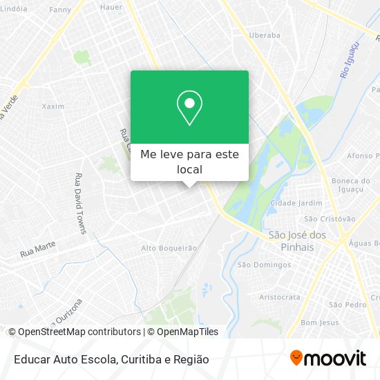 Educar Auto Escola mapa
