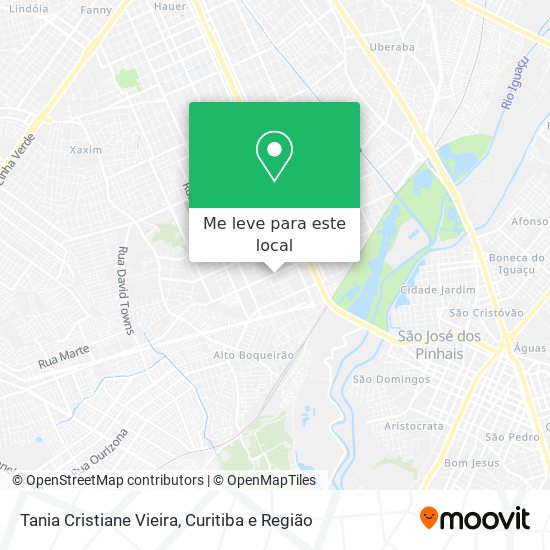 Tania Cristiane Vieira mapa