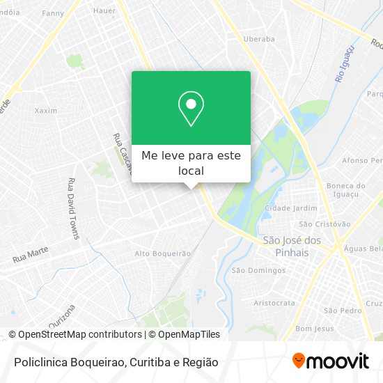 Policlinica Boqueirao mapa