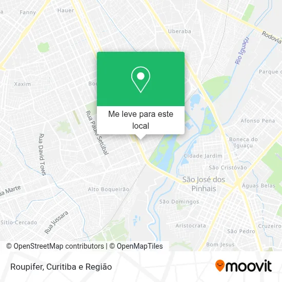 Roupifer mapa
