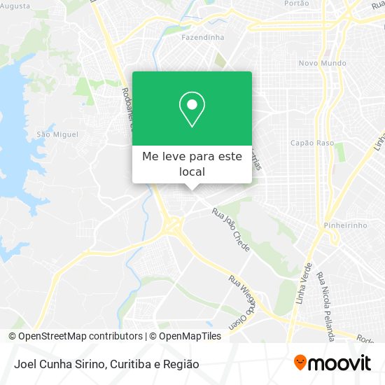 Joel Cunha Sirino mapa