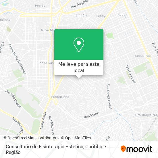 Consultório de Fisioterapia Estética mapa