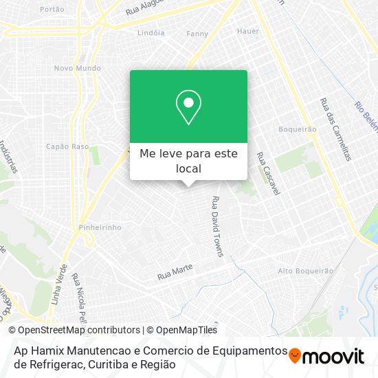 Ap Hamix Manutencao e Comercio de Equipamentos de Refrigerac mapa