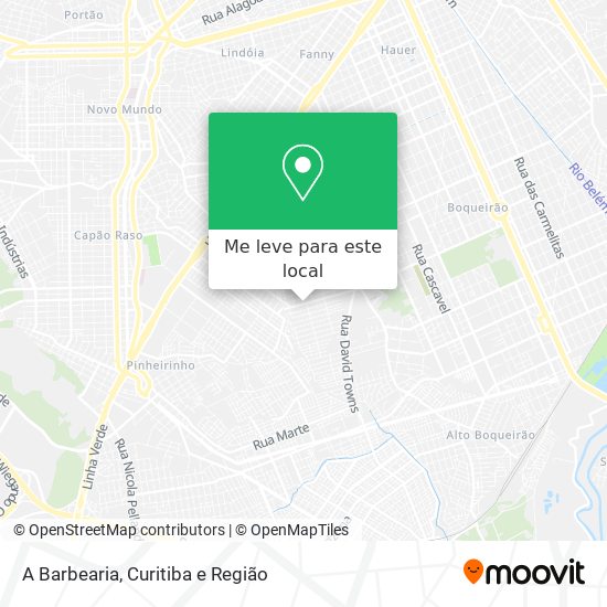 A Barbearia mapa