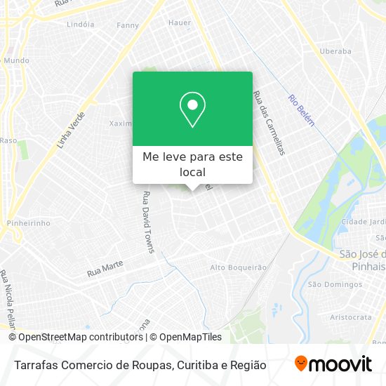 Tarrafas Comercio de Roupas mapa