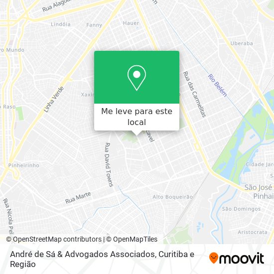 André de Sá & Advogados Associados mapa