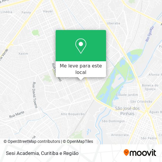 Sesi Academia mapa