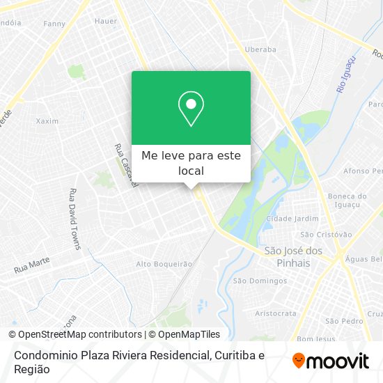 Condominio Plaza Riviera Residencial mapa