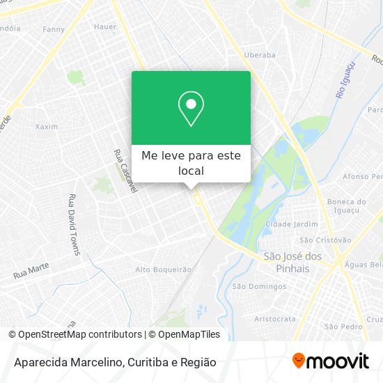 Aparecida Marcelino mapa