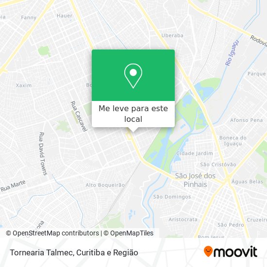 Tornearia Talmec mapa