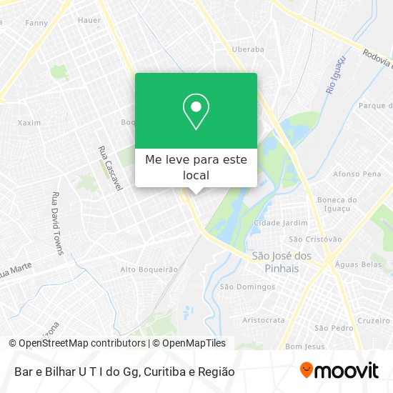Bar e Bilhar U T I do Gg mapa