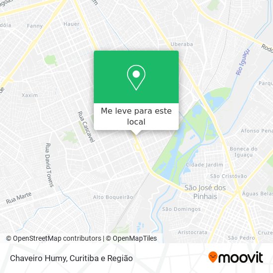 Chaveiro Humy mapa