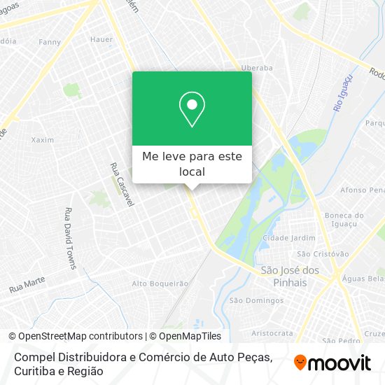 Compel Distribuidora e Comércio de Auto Peças mapa
