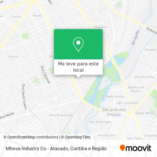 Mhova Industry Co - Atacado mapa