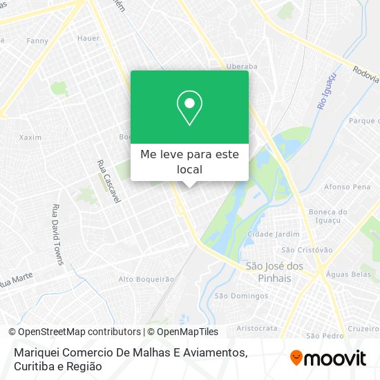 Mariquei Comercio De Malhas E Aviamentos mapa