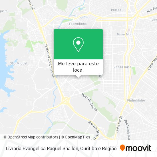 Livraria Evangelica Raquel Shallon mapa