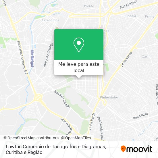 Lawtac Comercio de Tacografos e Diagramas mapa