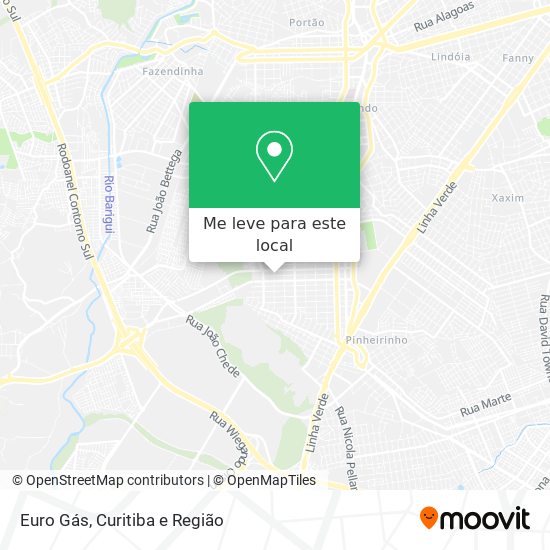 Euro Gás mapa