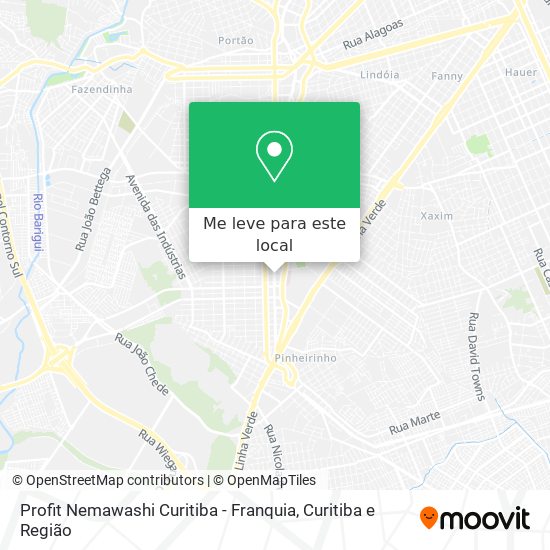 Profit Nemawashi Curitiba - Franquia mapa