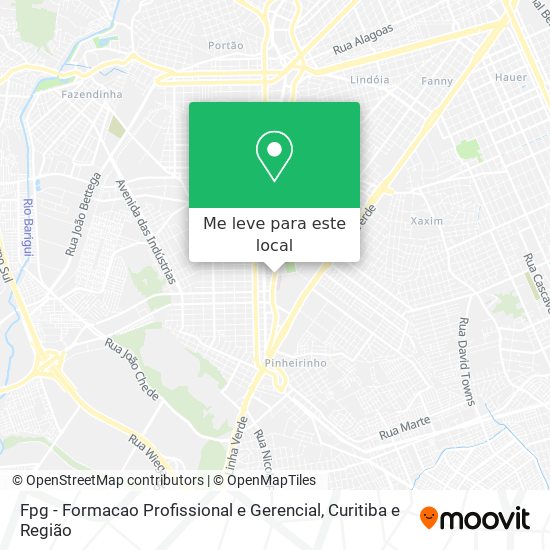 Fpg - Formacao Profissional e Gerencial mapa