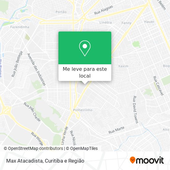 Max Atacadista mapa