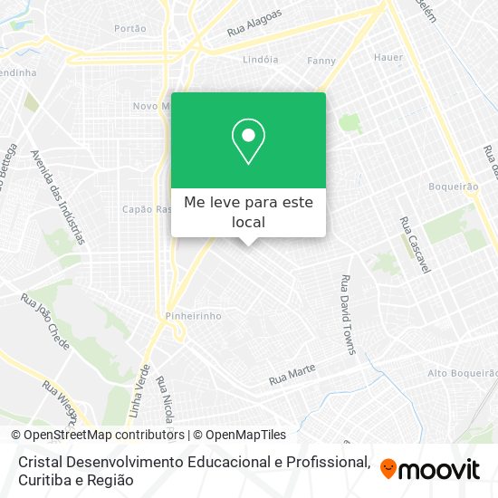 Cristal Desenvolvimento Educacional e Profissional mapa