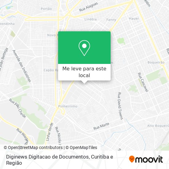 Diginews Digitacao de Documentos mapa