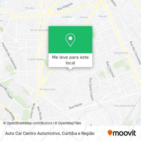 Auto Car Centro Automotivo mapa