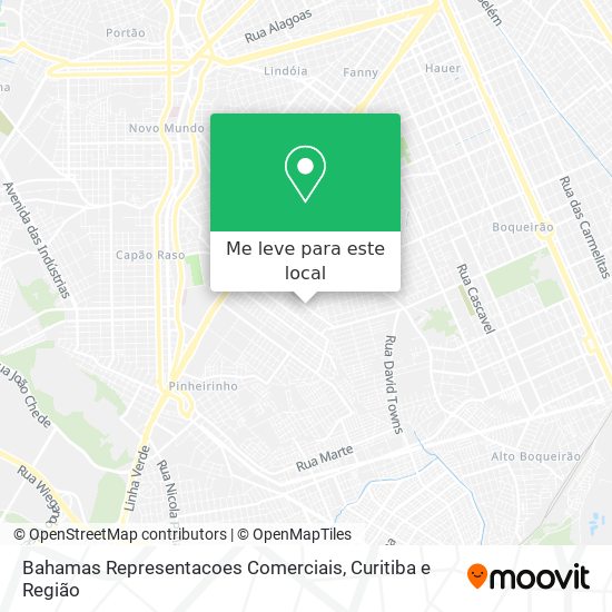 Bahamas Representacoes Comerciais mapa