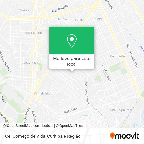 Cei Começo de Vida mapa