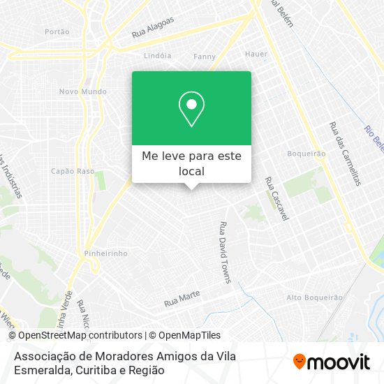 Associação de Moradores Amigos da Vila Esmeralda mapa
