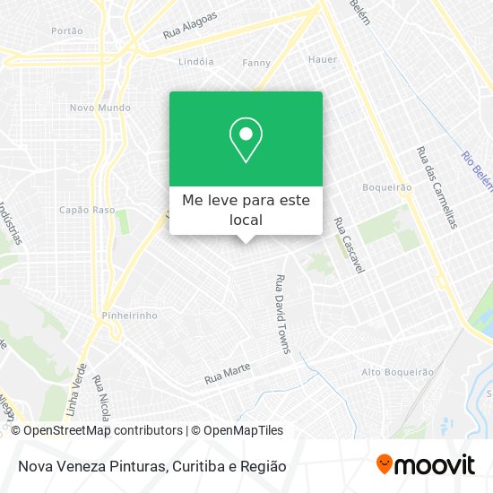 Nova Veneza Pinturas mapa