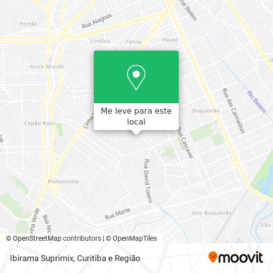 Ibirama Suprimix mapa