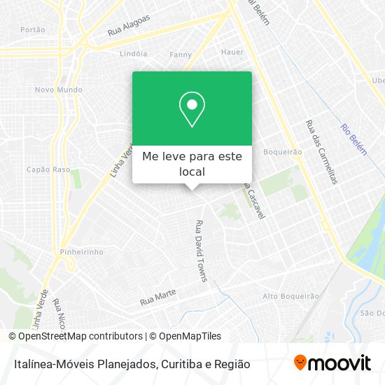 Italínea-Móveis Planejados mapa