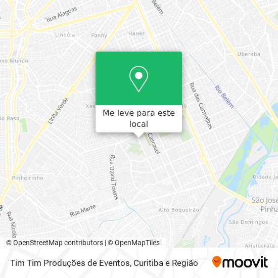 Tim Tim Produções de Eventos mapa