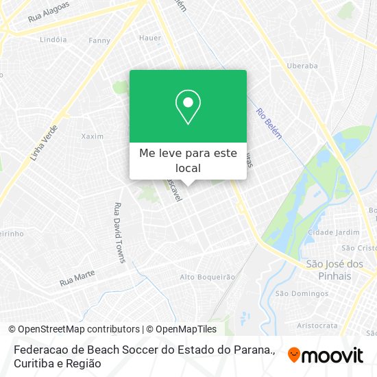 Federacao de Beach Soccer do Estado do Parana. mapa