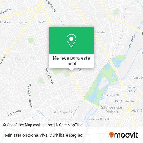 Ministério Rocha Viva mapa